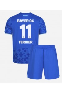 Bayer Leverkusen Martin Terrier #11 Jalkapallovaatteet Lasten Kolmas peliasu 2025-26 Lyhythihainen (+ Lyhyet housut)